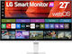 LG AI U5s IPS HDR Smart Monitor / TV Monitor 27" FHD 1920x1080 with 5ms GTG Response Time White