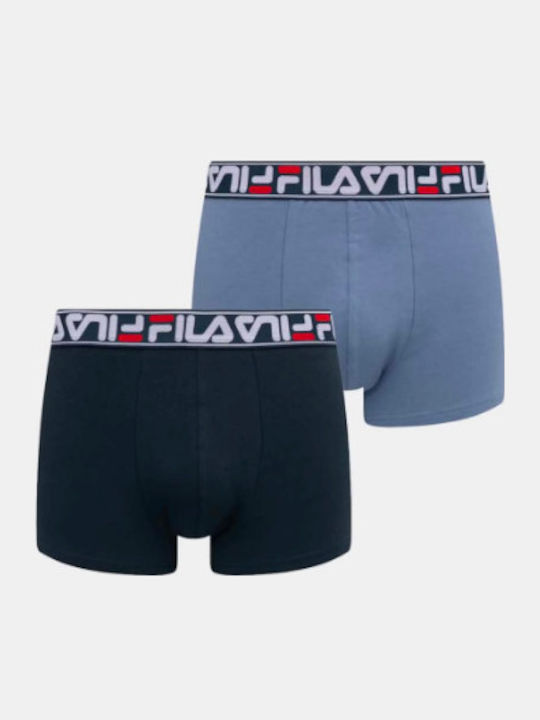 Мъжки боксерки Черно/синьо 2Pack