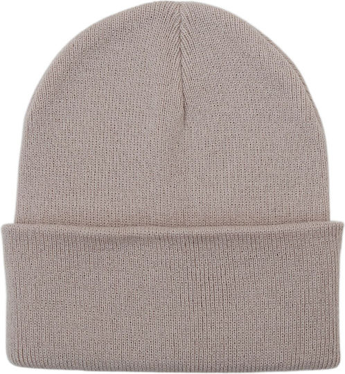 Beanie Unisex Strickmütze in Beige Farbe