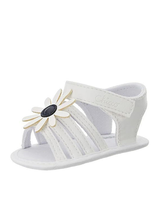 Chicco Weiche Sohlenschuhe für Babys Babysandalen Weiß Chicco Weiche Sohlenschuhe für Babys Babysandalen Weiß