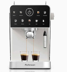 Rohnson Ημιαυτόματη για Αλεσμένο Καφέ Λευκή R-98033C Rohnson Ημιαυτόματη για Αλεσμένο Καφέ Λευκή R-98033C