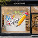 Αυτοκόλλητο Βιτρίνας - Τοίχου - Back To School 9 - 120cm X 100cm