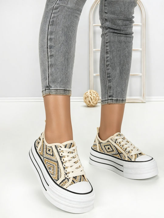 Adidași Flatforms Pentru Femei Negri