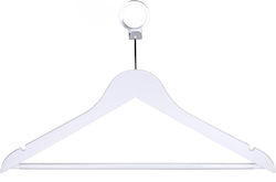 Set 30 Pcs Unicutil White Wooden Hotel Hanger Anti-theft Hook Pants Bar Ideal Shirts Blouses Pants T-shirts Dresses Set 30 Pcs Unicutil White Wooden Hotel Hanger Anti-theft Hook Pants Bar Ideal Shirts Blouses Pants T-shirts Dresses