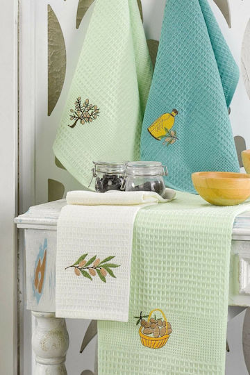 Rebeka Home Хавлиена Кърпа За Кухня От 100% Памук 40x60см 6 Бройки