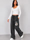 Pantaloni Dama Catifea Lejeri Negru