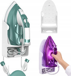 Iron Ironing Board Holder Zola Wall-mounted Heat Resistant Up To 250°c 2 Hooks Pbt 31 X 14 X 10.8 Cm White Iron Ironing Board Holder Zola Wall-mounted Heat Resistant Up To 250°c 2 Hooks Pbt 31 X 14 X 10.8 Cm White