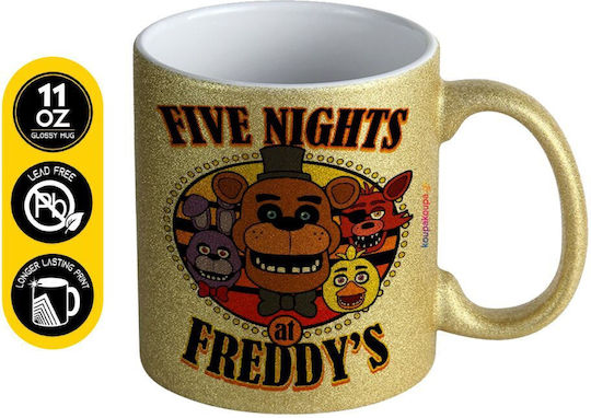 Koupakoupa Five Nights At Freddy's Ceramic Mug Gold 330ml