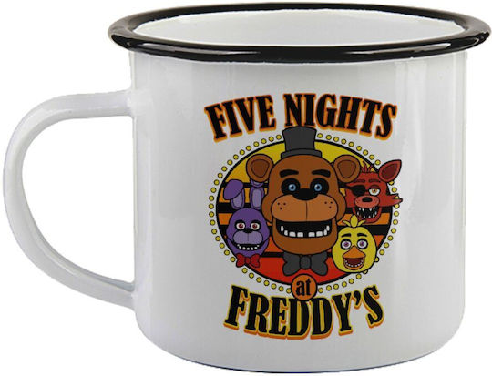 Koupakoupa Five Nights At Freddy's Enamel Mug Black 360ml