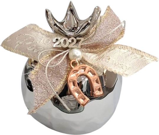 Kalliopi Silver Ρόδι Κεραμικό