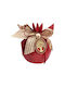 Kalliopi Silver Neujahrs Glücksbringer Granatapfel Rot Keramik 2027 10x12cm