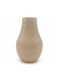 Unique Items Dekorative Glasvase Beige 15xH25cm