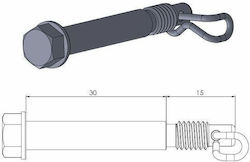 Moto Master Píroi Takákia Fréno Brake Caliper Pin Ktm Sx 65 22