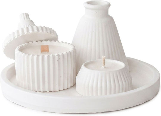Aberto Design Αρωματικό σε Βάζο Λευκό 4τμχ Aberto Design Αρωματικό σε Βάζο Λευκό 4τμχ