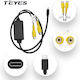 Adaptor Cablu Teyes Type-C La 2x RCA CVBS Video Out 1+2 Sisteme De Navigație Teyes