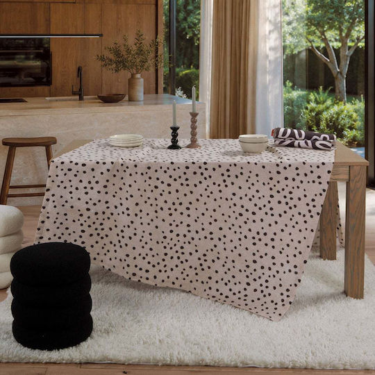 Nef-Nef Homeware Față de masă Trust Bej 140x240εκ.