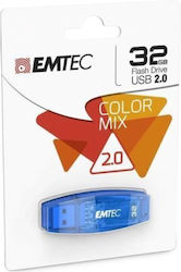 Emtec Color Mix 32GB USB 2.0 Μπλε Emtec Color Mix 32GB USB 2.0 Μπλε