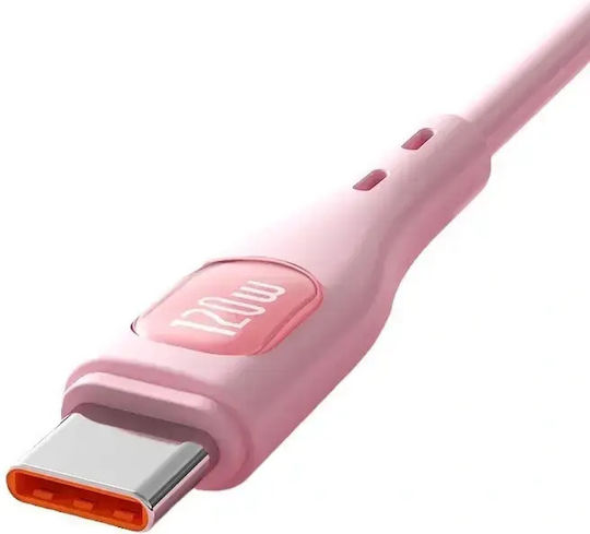 Apple Кабел USB-C мъжки - USB-C 120W Розов 1m