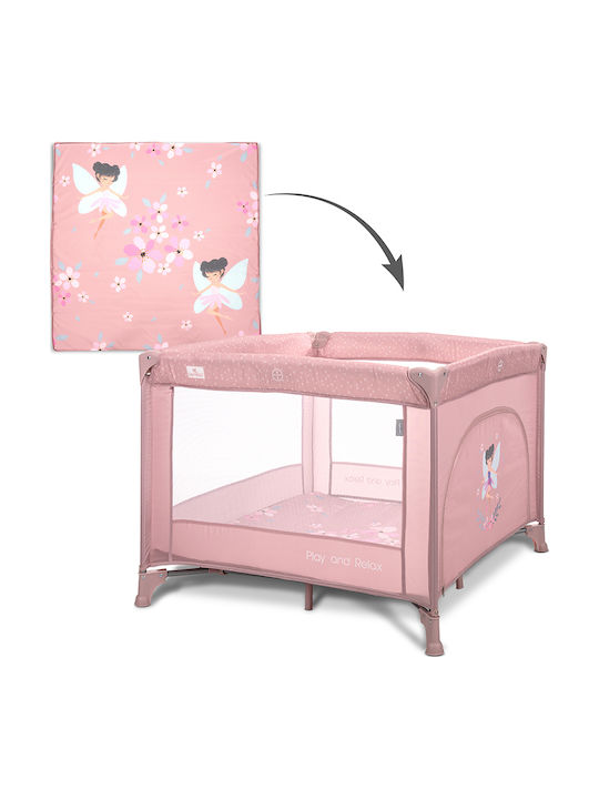 Lorelli Play Laufstall mit Matratze Rosa