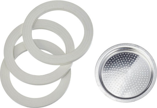 Bialetti Moka Espresso Ersatzsieb Dichtungen 6 Tassen