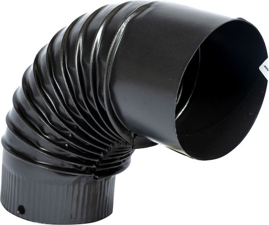 Cot 90˚ Pentru Sobă Din Lemn 150mm Gri Mat