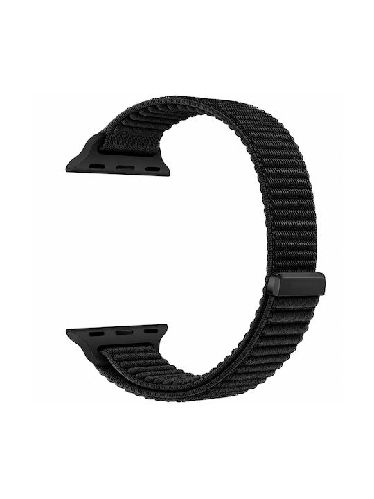 Hoco Λουράκι Υφασμάτινο Μαύρο (Apple Watch Series 1/2/3/4/5/6/7/8/9/se/ultra1/ultra2)