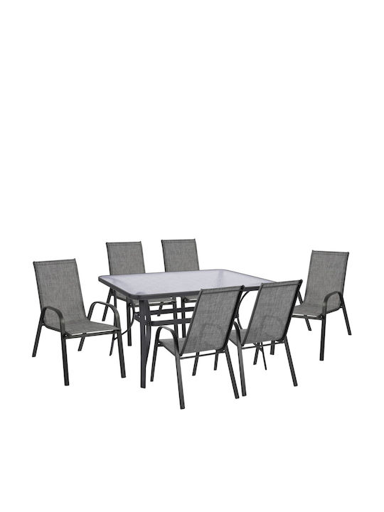 Set de Masă pentru Exterior Bruno 7 Piese Homem...