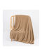 Marwa Zigzag Decke Fleece Übergröße 220x240cm Braune