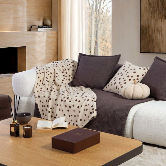 Nef-Nef Homeware Trust Одеяло Полар Канапе 130x180см Бежово