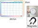 Madrid Papel Magnetic Dry Erase Board Hanging 21x30cm
