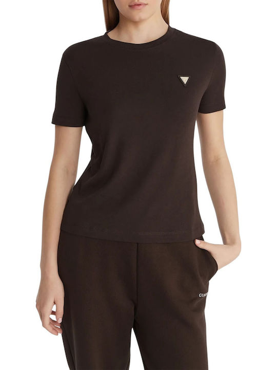 Guess Damen Bluse Braun