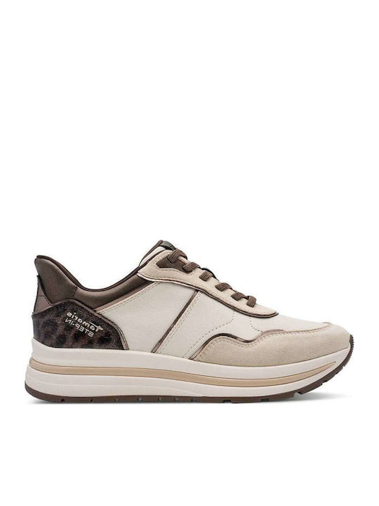 Tamaris Tamaris Damen Sneakers Elfenbein Comb