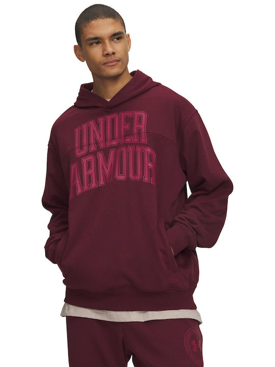 Under Armour Hooded Sweatshirt Burgundy