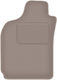 Velour Fahrerfußmatten Fiat Palio Weekend Station Wagon 1996-2004 Beigefarbene