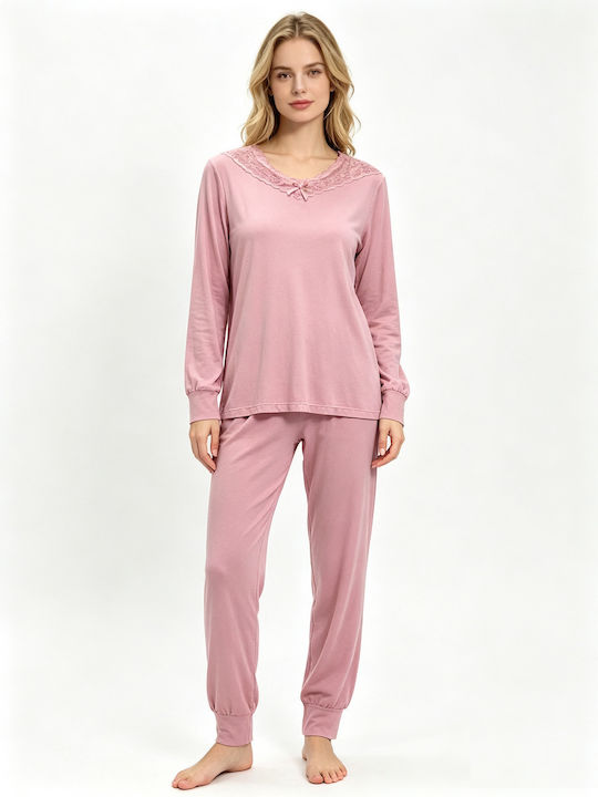 Goodnight Set De Pijamale De Vară Pentru Femei Roz