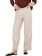 Women's Fabric Trousers Pumice Stone Beige