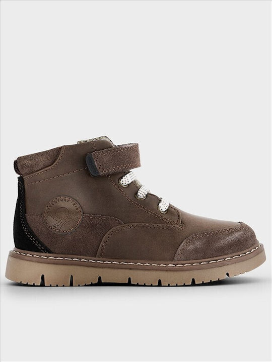 Mayoral Leder Kinderstiefel mit Schnürsenkeln B...