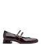 Pumps Aus Lackleder Burgundisch