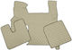 Set Front and Back Car Mats 3 Pieces for MAN TGX 2010-2017 Beige