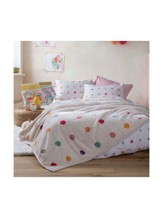 Nef-Nef Homeware Одеяло Dots Екрю 220x160см