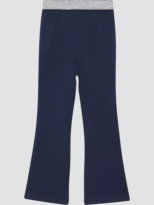 Kinderleggings Lang Blau