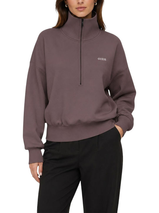 Guess Gekürztes Sweatshirt für Damen Braun