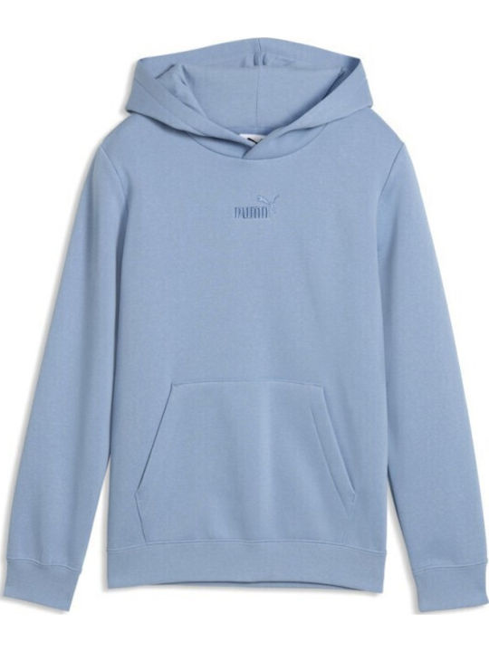 PUMA Fleece Детско Суичър с Качулка и Джобове С...