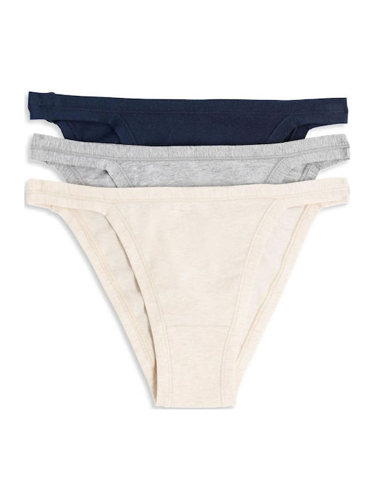 Cotonella Women's Briefs 3Pack Multicolour