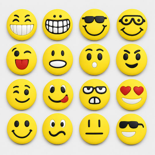 Amortizor De Vibrații Pentru Tenis Funny Face Dampener X 1 Galben