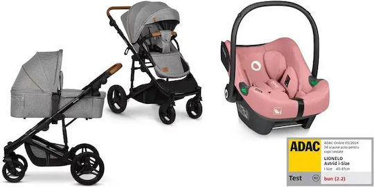 Lionelo Mari Tour Reversible 2 in 1 Baby Stroller Suitable for Newborn Grey