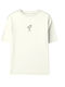Women's T-shirt Floral Ecru