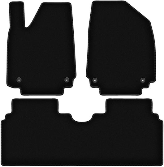 Basic Black Velour Mats Hyundai Ioniq 6 Sedan 2022