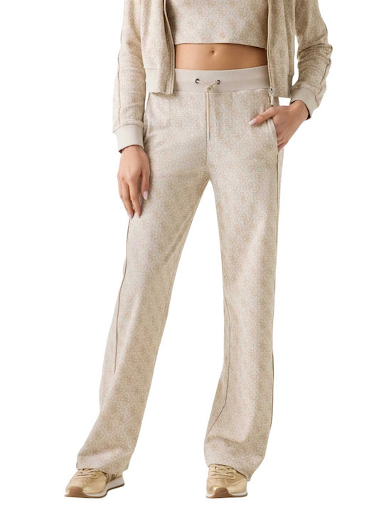 Flared Sweatpants Cream