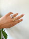 Women's Gold Plated Steel Ring